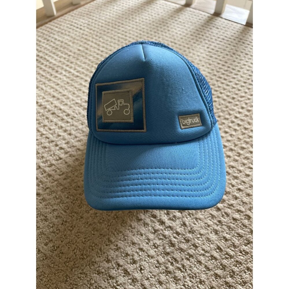 Kids Blue Big Truck Hat